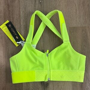 SHEFIT Neon Yellow Sports Bra Size XS NWT